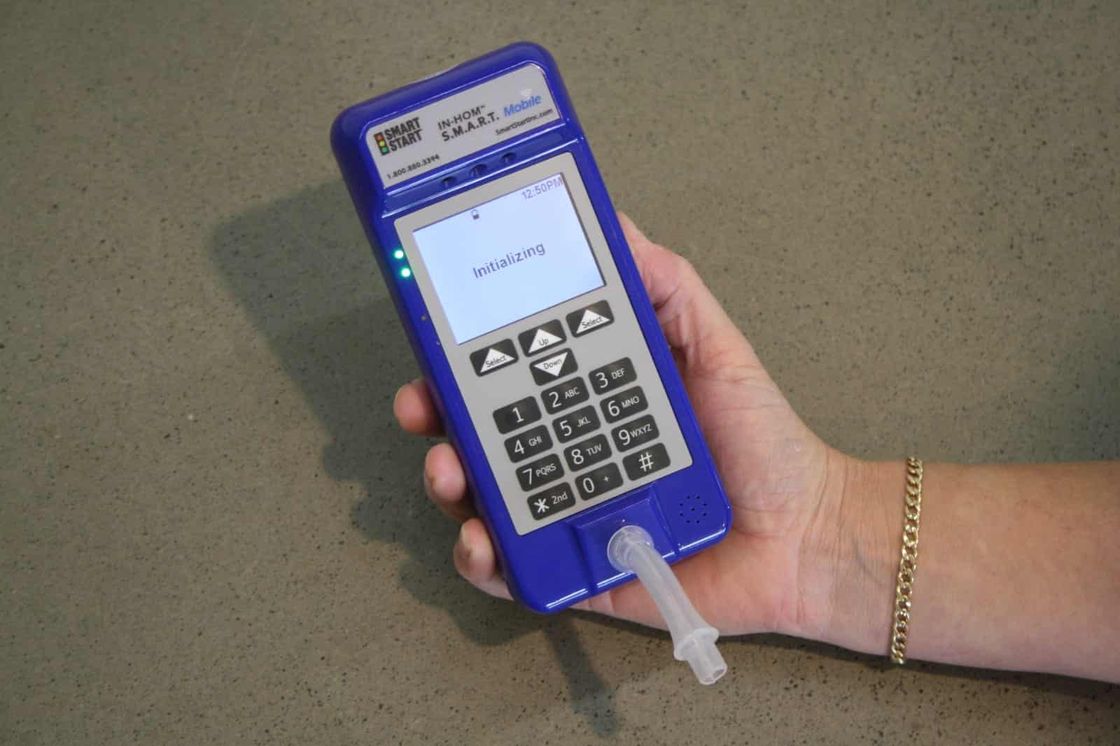 Smart Mobile device held in a hand